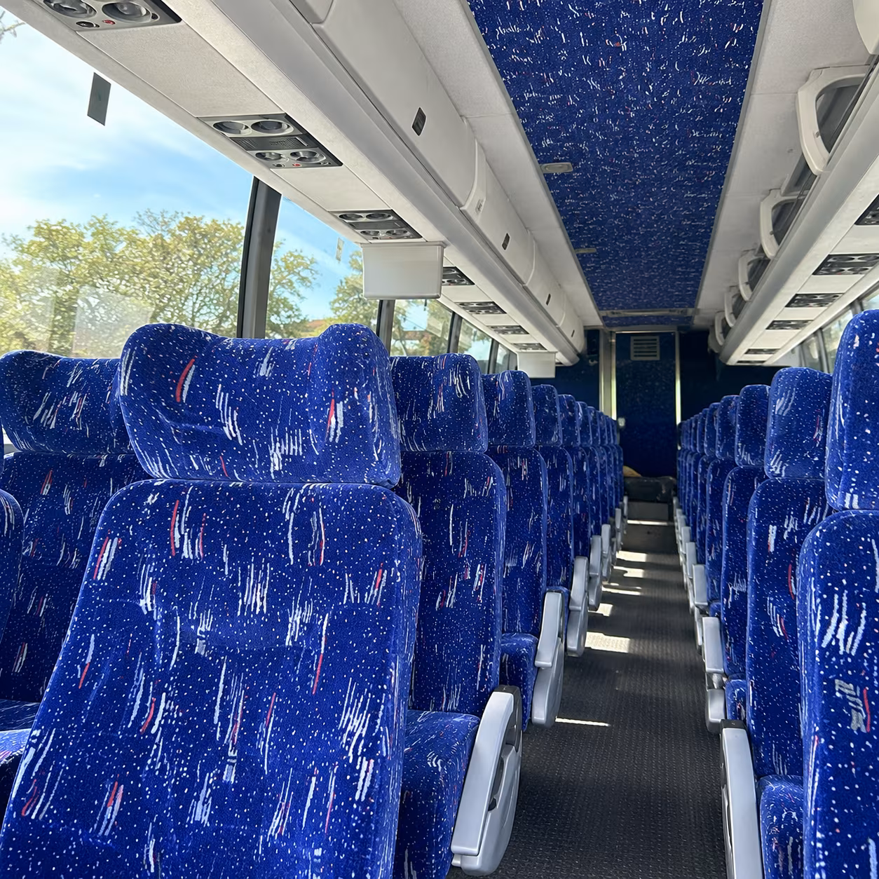 Charter Bus Interior