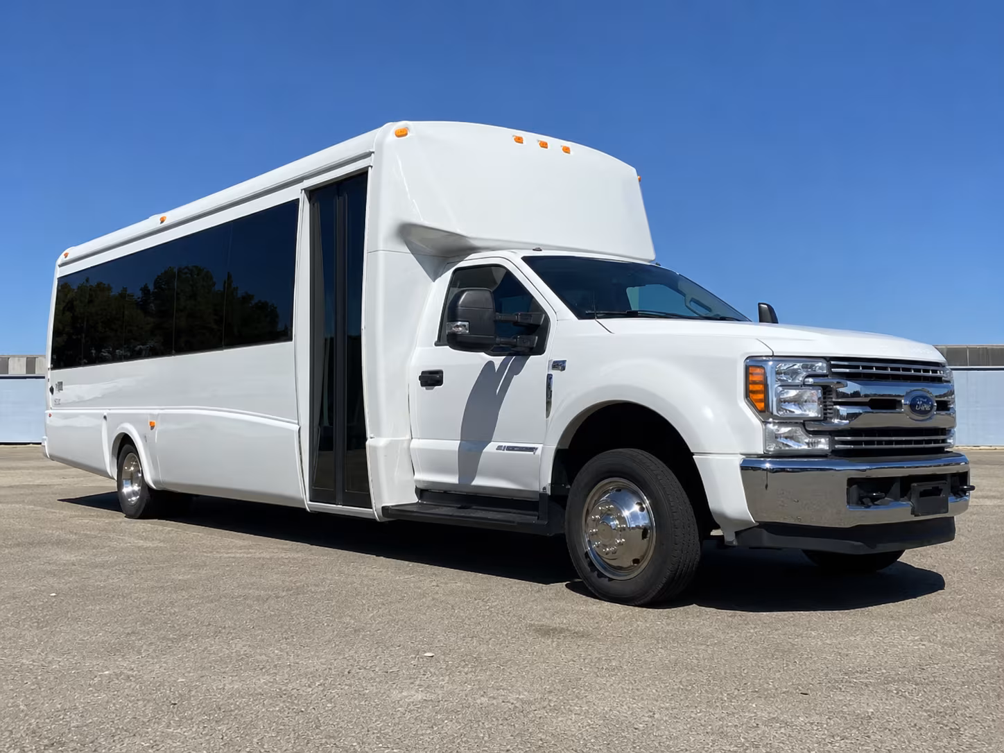 Plano Airport Shuttle & Transportation party bus interior
