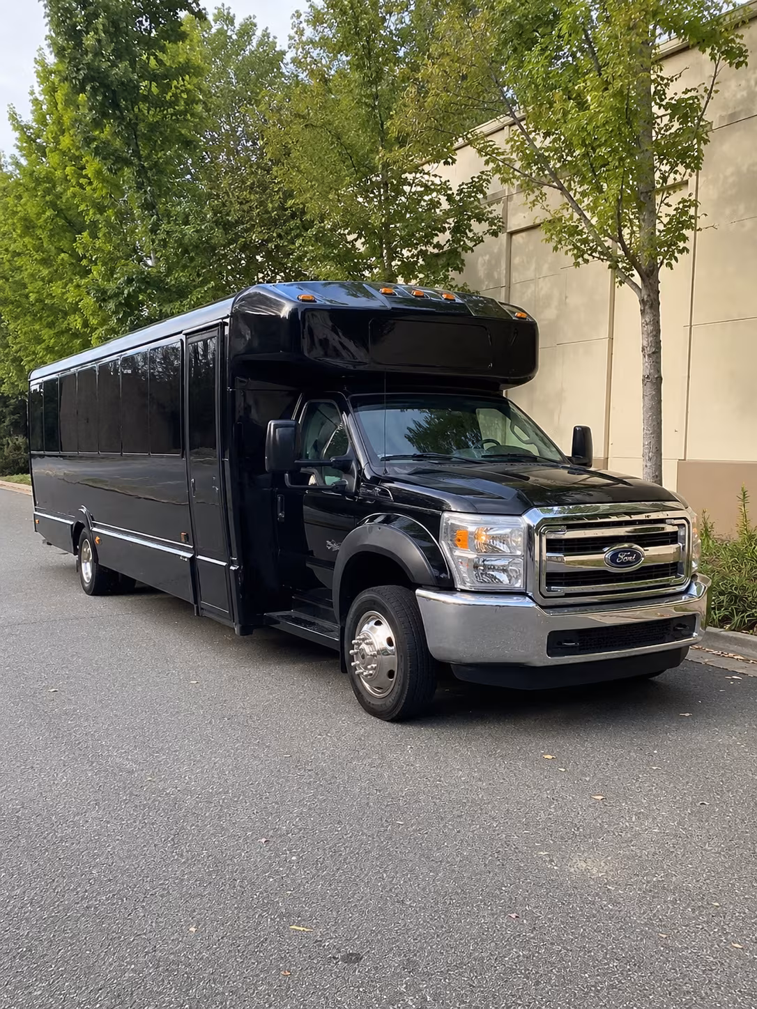 Plano Bachelor & Bachelorette Transportation party bus exterior