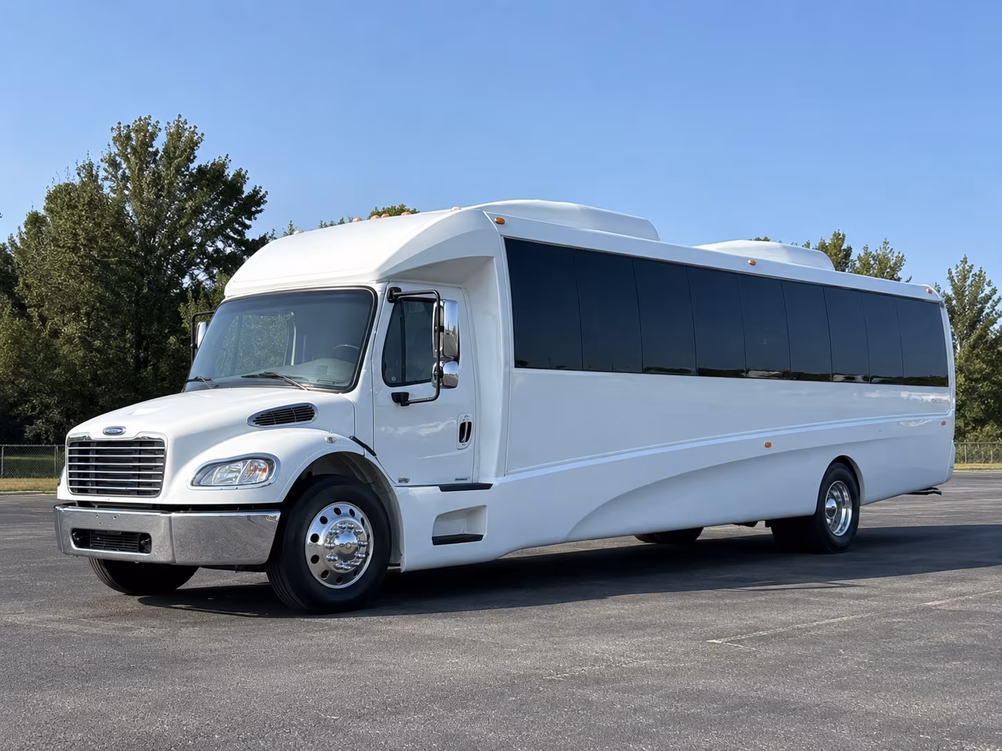 Plano Birthday, Sweet 16, & Quinceañera Transportation party bus exterior