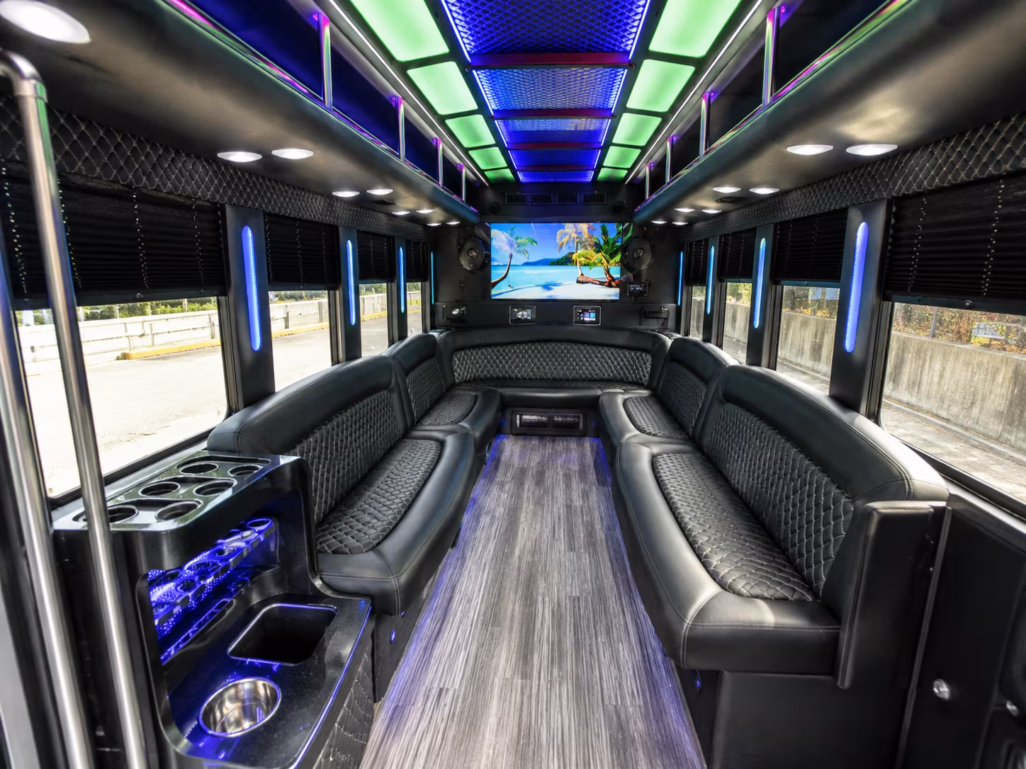 Plano Concert & Music Festival Transportation party bus exterior