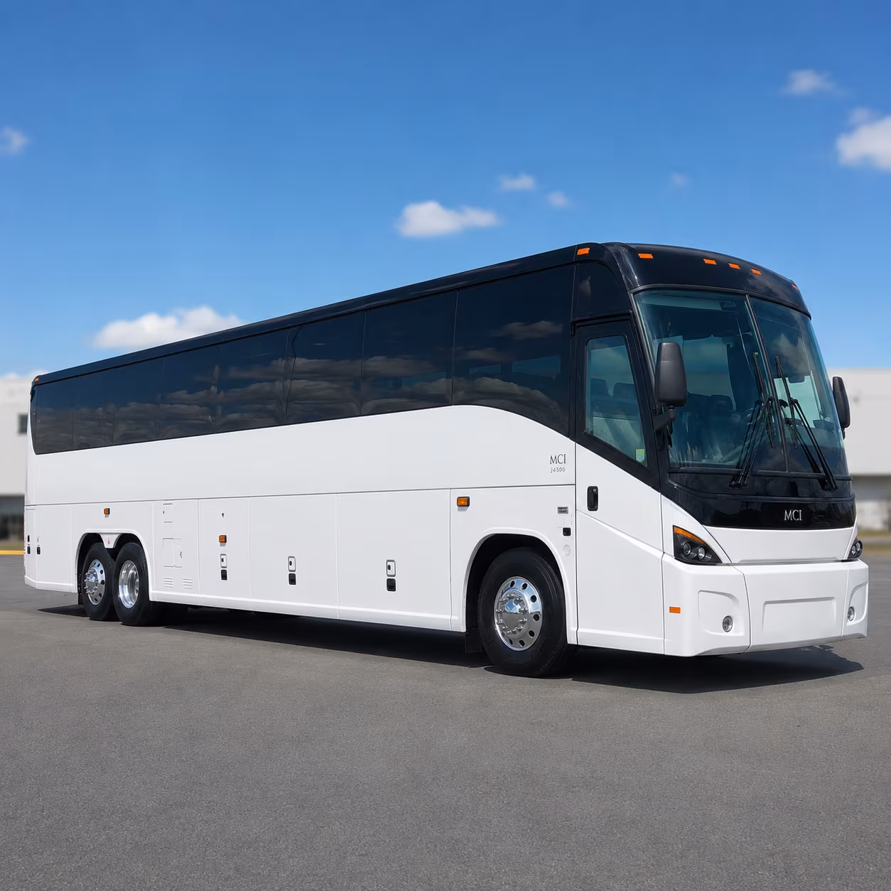 Plano Corporate Transportation party bus exterior