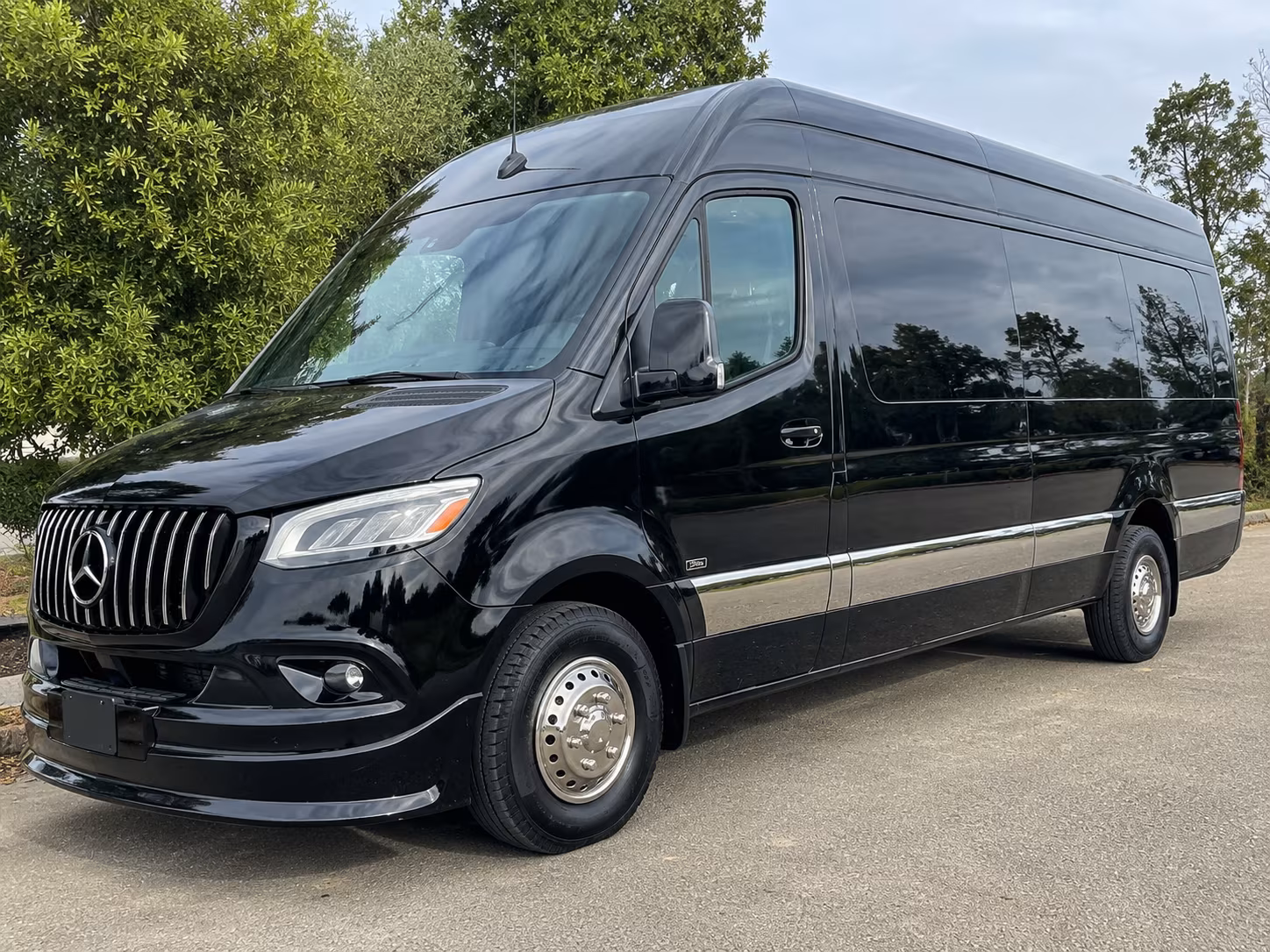 Plano Corporate Transportation party bus exterior