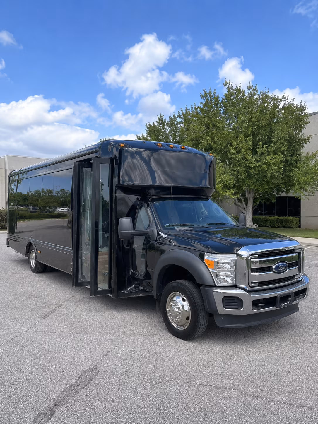 Plano Prom & Homecoming Transportation party bus exterior