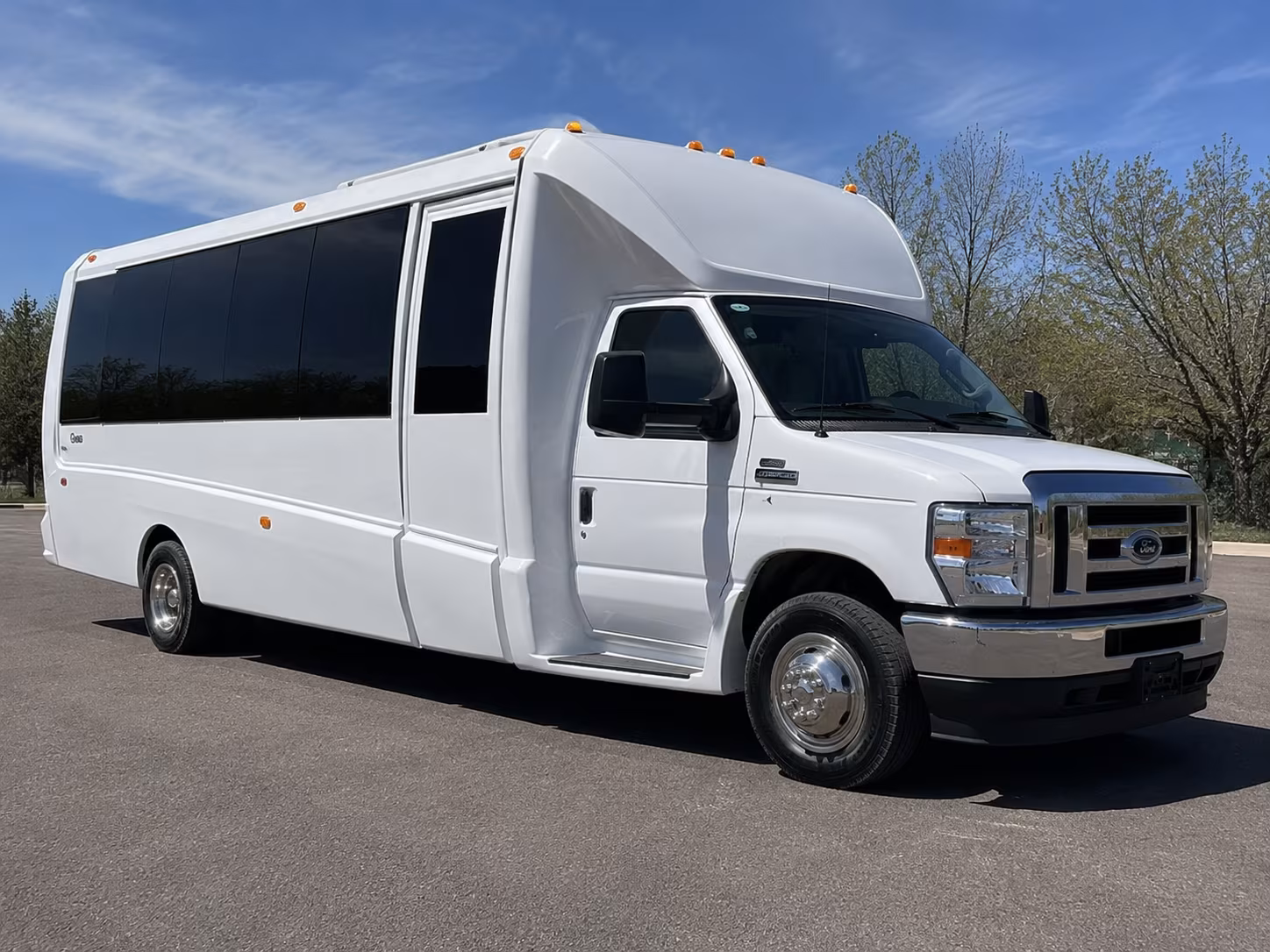 Plano Prom & Homecoming Transportation party bus exterior