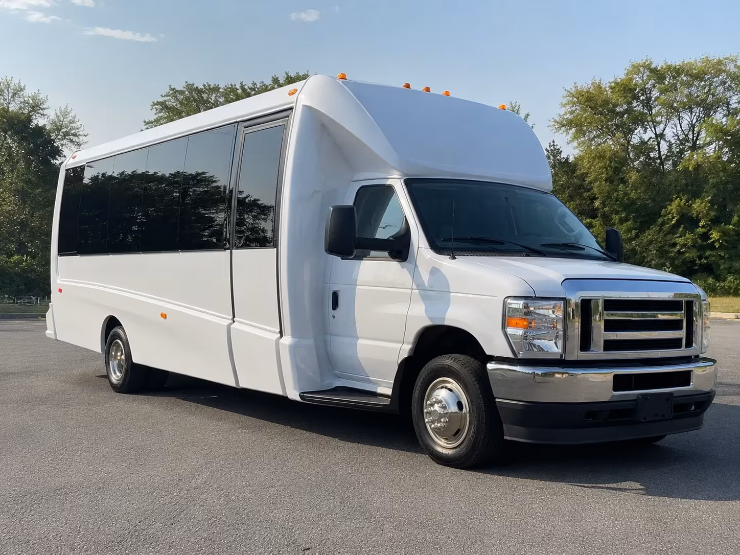 Plano Prom & Homecoming Transportation party bus exterior