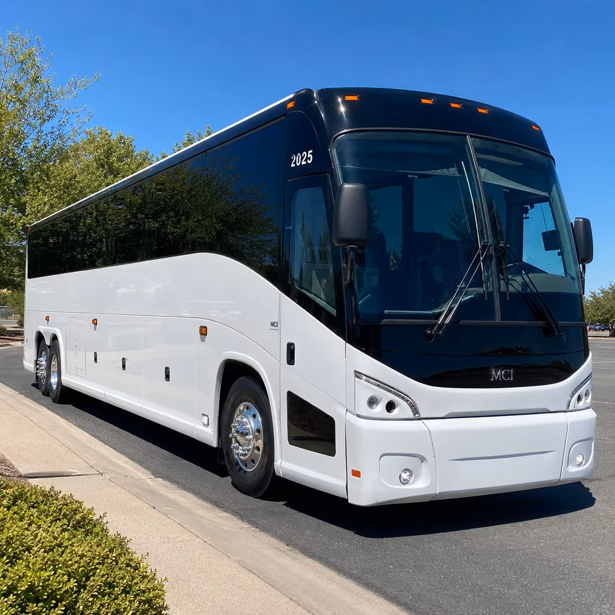 Plano School Event Transportation party bus exterior