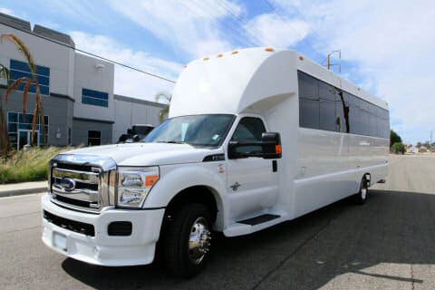 Round Rock 25 Passenger Limo bus