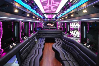 Abilene 50 Passenger Party Bus Interior
